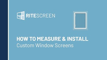 How to Measure & Install Custom Window Screens