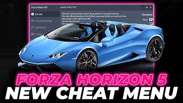 NEW Mod Menu Forza Horizon 5| Forza 5 Money Glitch | Forza 5 Mod Menu | FH5 Free Cheat |Version 2025
