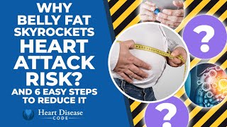 Why Belly Fat Skyrockets Heart Attack Risk & 6 Easy Steps to Reduce it