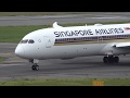 Singapore Airlines Boeing 787-10 9V-SCF Takeoff from KIX 24L