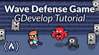 2D Wave Defense Game – GDevelop GameDev Tutorial