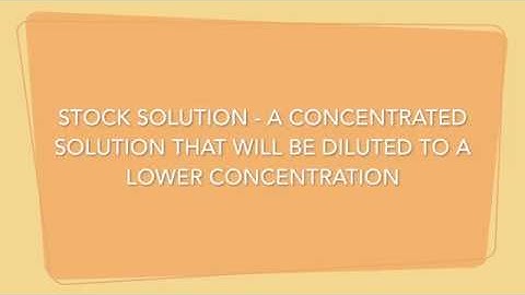 Physical Properties and Concentration Lab Video