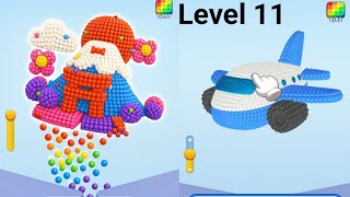 Bubble Drop Color Sort Level 11 Gameplay Full walkthrough 