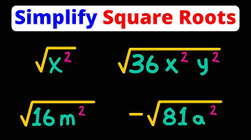 Simplify Square Roots with Variables & Exponents | Eat Pi