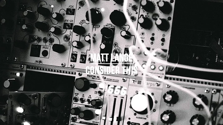 Matt Lange - Consider This