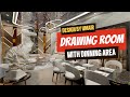 Modern Drawing & Dining Animation | 3D Interior Design Visualization| Architectural Walkthrough 2025