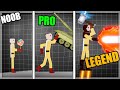 Upgrading One Punch Man with Ironman Armor in People Playground