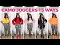 HOW TO STYLE CAMO JOGGERS (15 WAYS)