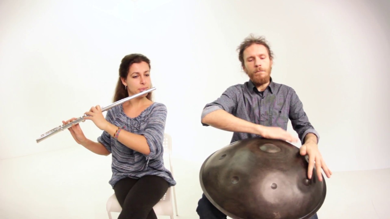 Pasha Aeon & Maria Anisimova - Handpan & Flute Jam, HD 2017