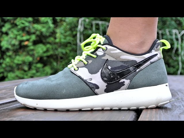 keten Gezond vat Nike Roshe Run Camo GS + On Feet HD - YouTube