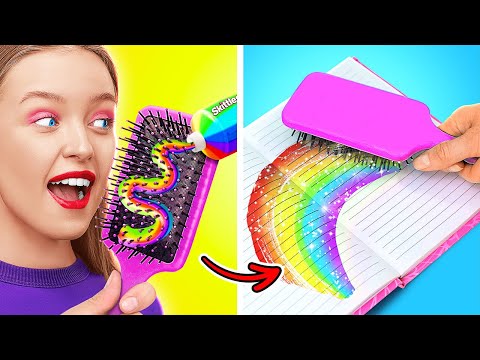 TRIK SENI JENIUS UNTUK PEMULA! Trik Menggambar Mudah & Ide DIY oleh 123 GO!