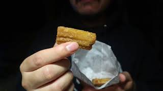 ASMR Eating Jack In The Box Mini Churros | No Talking