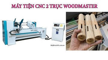 MÁY TIỆN GỖ CNC 2 TRỤC LÀM VIỆC ĐỒNG THỜI WOODMASTER | WM-1500A2