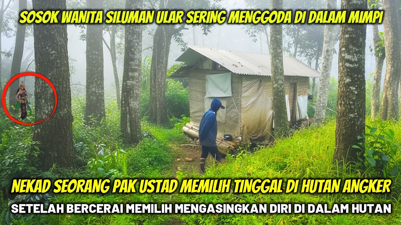 KAGET GAK PERCAYA !! USTAD INI MEMILIH TINGGAL SENDIRIAN TANPA TETANGGA DI RUMAH TENGAH HUTAN ANGKER