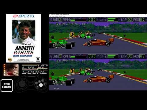 HIGHSCORE - Mario Andretti Racing - Megadrive 6'42''43 (USA Raceway / 6Laps)