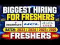 Accenture, HCL Biggest Recruitment Drive For Freshers | Cisco, Calix Off Campus Hiring