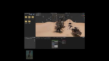 I’m working on the explosion effect and adding spark particles #Blender #vfx  #UEFN #IndieGameDev #L
