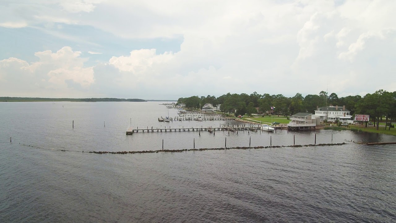 Drone over Belhaven NC YouTube