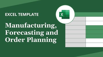 Manufacturing, Forecasting and Order Planning Free Template | Vena