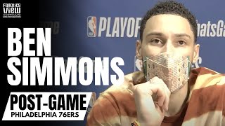 Ben Simmons Reacts to Philadelphia 76ers Being Eliminated & Responds to His Future in Philadelphia