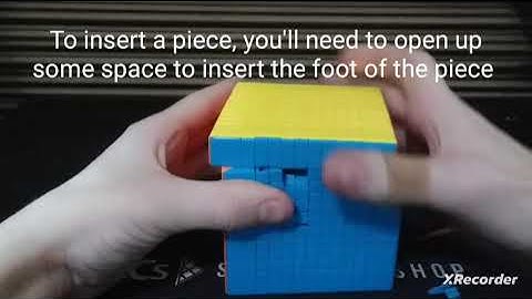 How to fix a pop on a big cube without adjusting tensions
