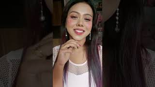Cherry Blossom makeup look 🌸🌸🇮🇳🇮🇳 #cherryblossom #springmakeup #makeup #koreanmakeup #Shorts