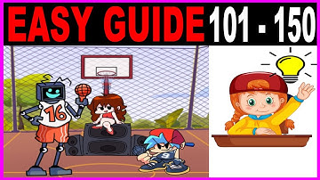 FNF Draw Puzzle Friday Night Funkin Music level 101 to 150 Answers - All Levels Gameplay Solutions