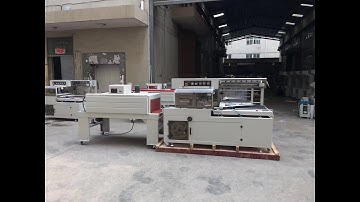 Fully automatic L-sealer shrinking machine with speed 1700PPh L type sealing shrink packing machine