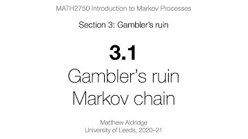 MATH2750 3.1 Gambler