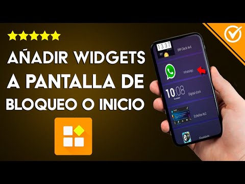 Cómo Agregar o Añadir un Widget a la Pantalla de Bloqueo o Inicio de mi Móvil