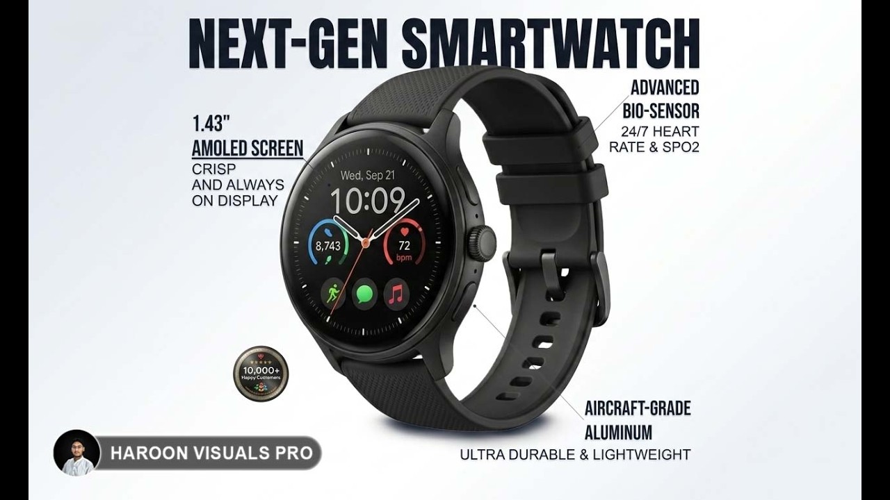 Amazon Premium Smartwatch Infographic v1