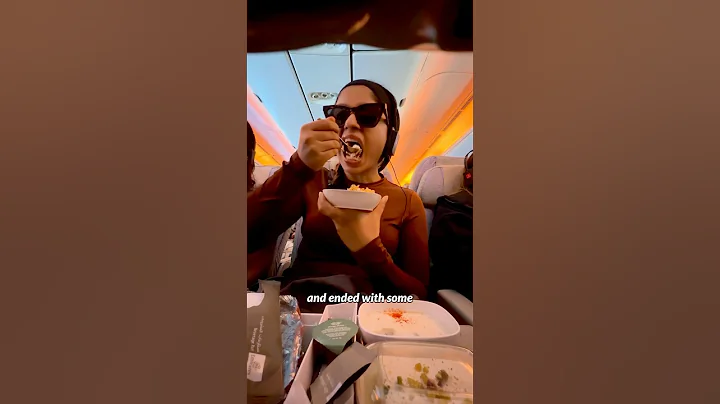 *Shocking* What I Ate On My Emirates Flight To Dubai 😰🍛🇦🇪 #inflightfood #emirates