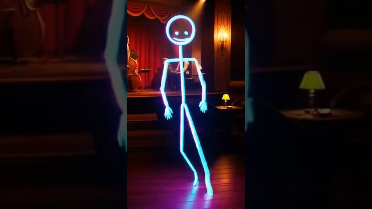 Jazz music and dancing with puppets⚡