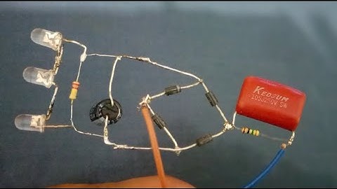 How to make transformerless power supply