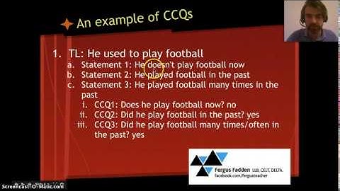 CELTA Essentials  Concept checking questions CCQs 480p