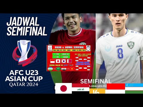 Jadwal Semifinal Piala Asia U-23 2024  Indonesia vs Uzbekistan U23 Live - Bagan Piala Asia u-23 2024