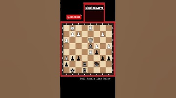 Chess Puzzle ↑ Full Video ↑