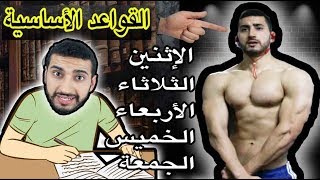 اهم القواعد لصنع برنامج تدريب خاص بك | نتيجة مرحلة التضحيم !!