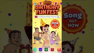 Chhota Bheem - Birthday Fun Fest🎂| New Song 🕺Out Now | Watch full song and join the celebration🥳