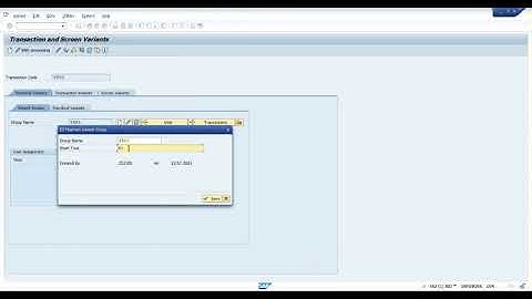 SHD0 Transaction Variant in SAP | Hide, Disable, Invisible SAP Fields through SHD0 Tcode