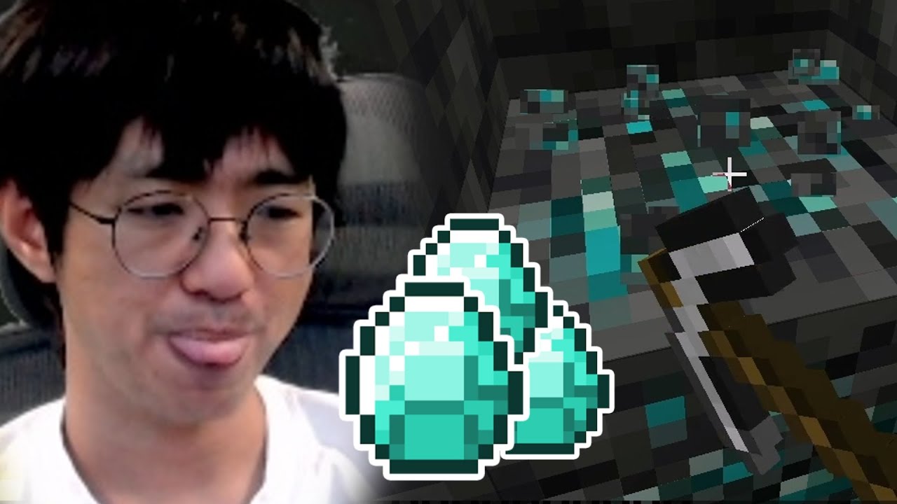 마인크래프트 혼자 다이아 캐기 도전 240320