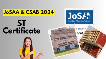 ST Certificate for JoSAA 2024. ST Certificate for CSAB 2024 #josaa2024 Scheduled Tribes Reservation