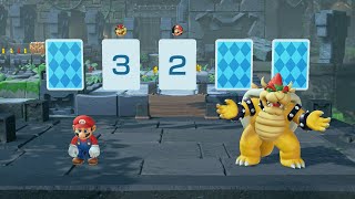 Super Mario Party - Mario and Bowser Jr. vs Luigi and Bowser - Domino Ruins Treasure Hunt