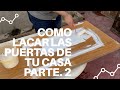 Como lacar  puertas 2