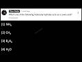 Which one of the following molecular hydrides acts as a Lewis acid?