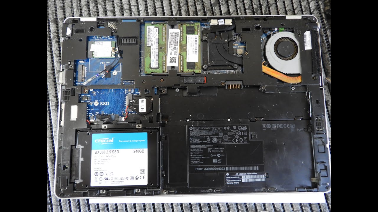 Dica - Por dentro HP Elitebook Folio 9480m - Upgrade SDD - ATÉ