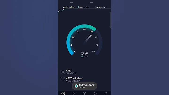 #5g #speedtest #tech #att #georgia #galaxys23plus
