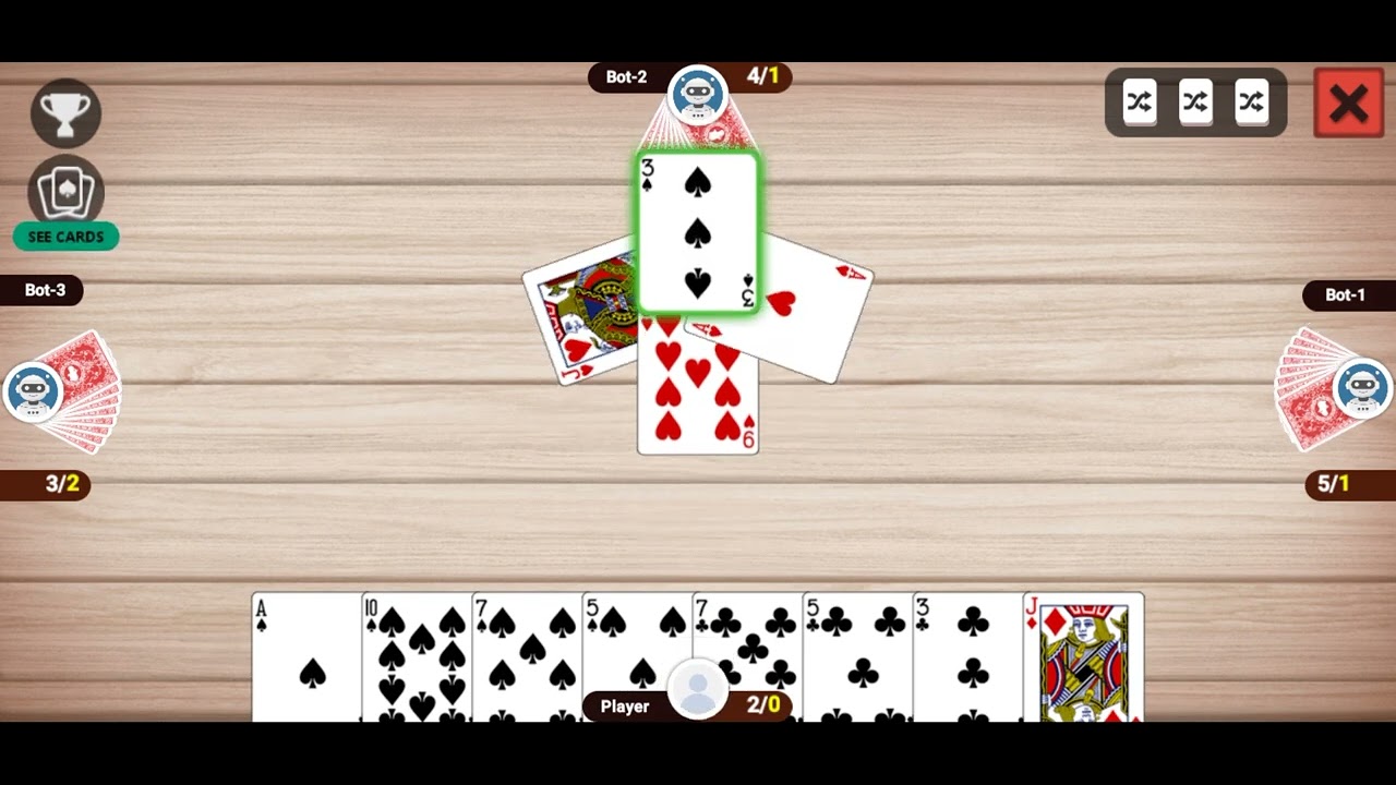 how to play callbreak card game || ofline card game 🎮 