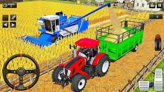 Real Tractor Farming Simulator 2025 - Harvester Tractor Driving - Android Gameplay screenshot 5