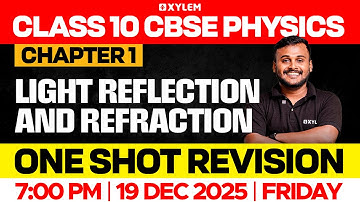 Class 10 CBSE Physics | Chapter 1 : Light Reflection and Refraction | Xylem Class 10